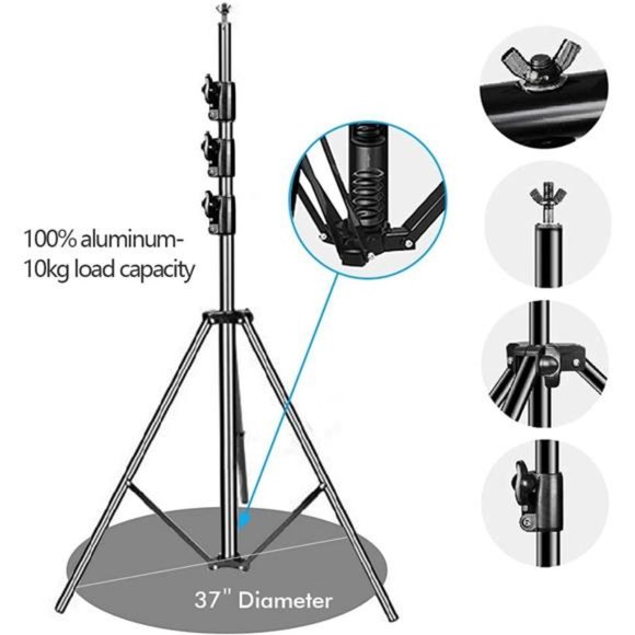 10 x 10Ft Photo Video Studio Heavy Duty Adjustable Muslin Backdrop Stand - Picture 3 of 8